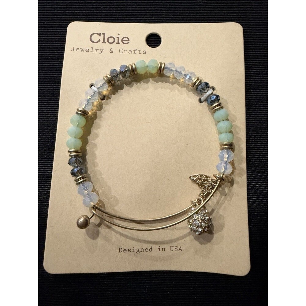 Cloie Beaded Bangle Bracelet Brand New & Unworn